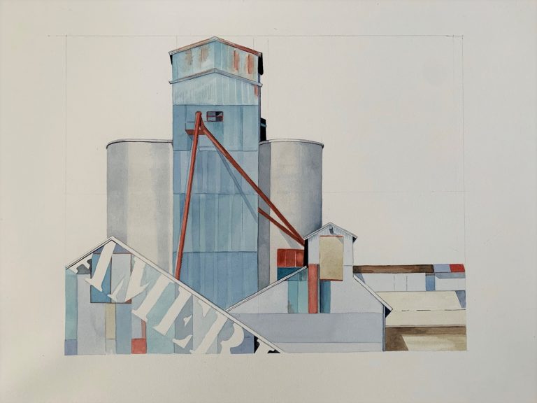 American_Silo 22"X30"