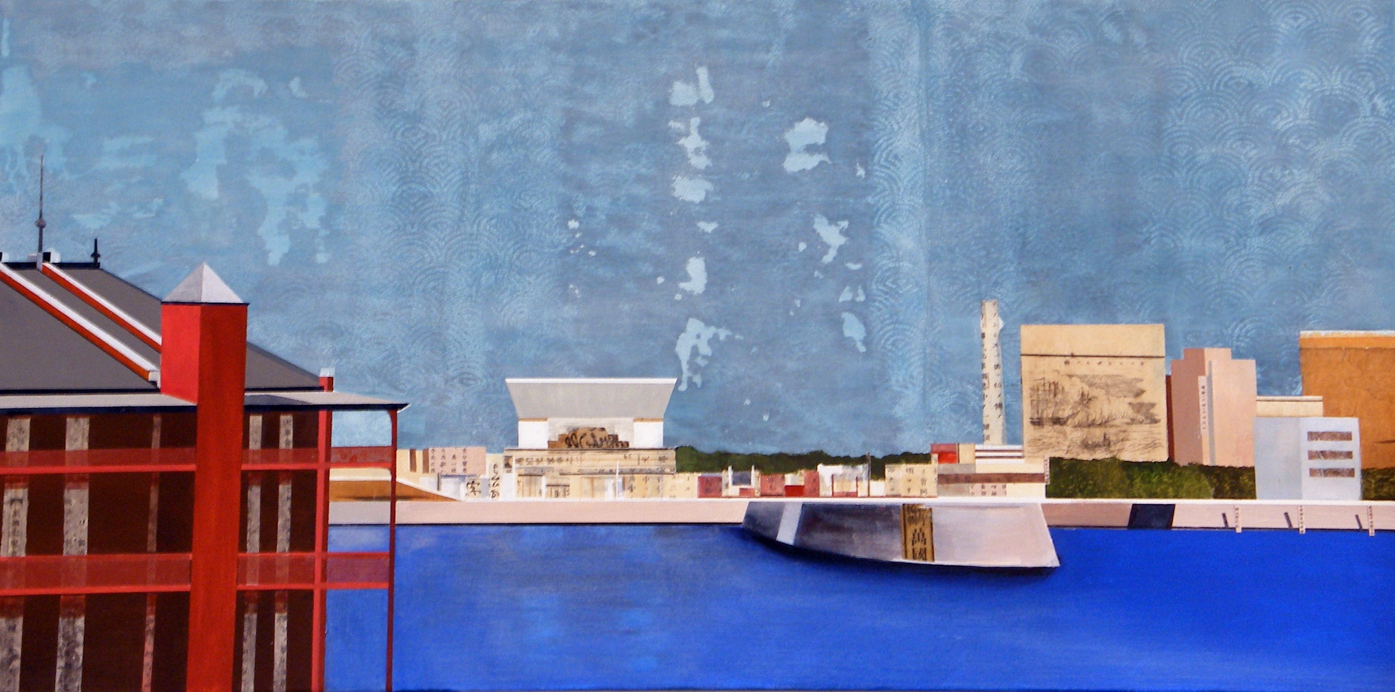 Yokohama Bay 2 24"X48"