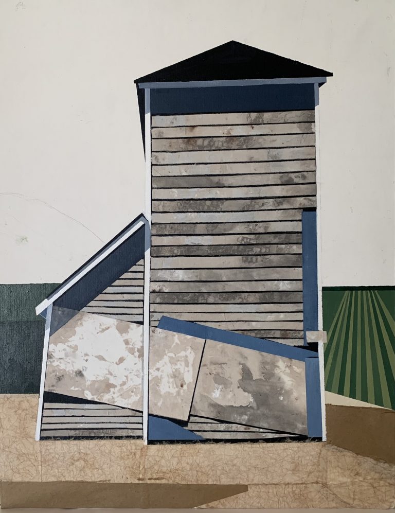 Sonoma Tank Tower. 22"X28" Sold