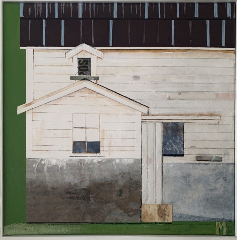 White Shed 12"X12"