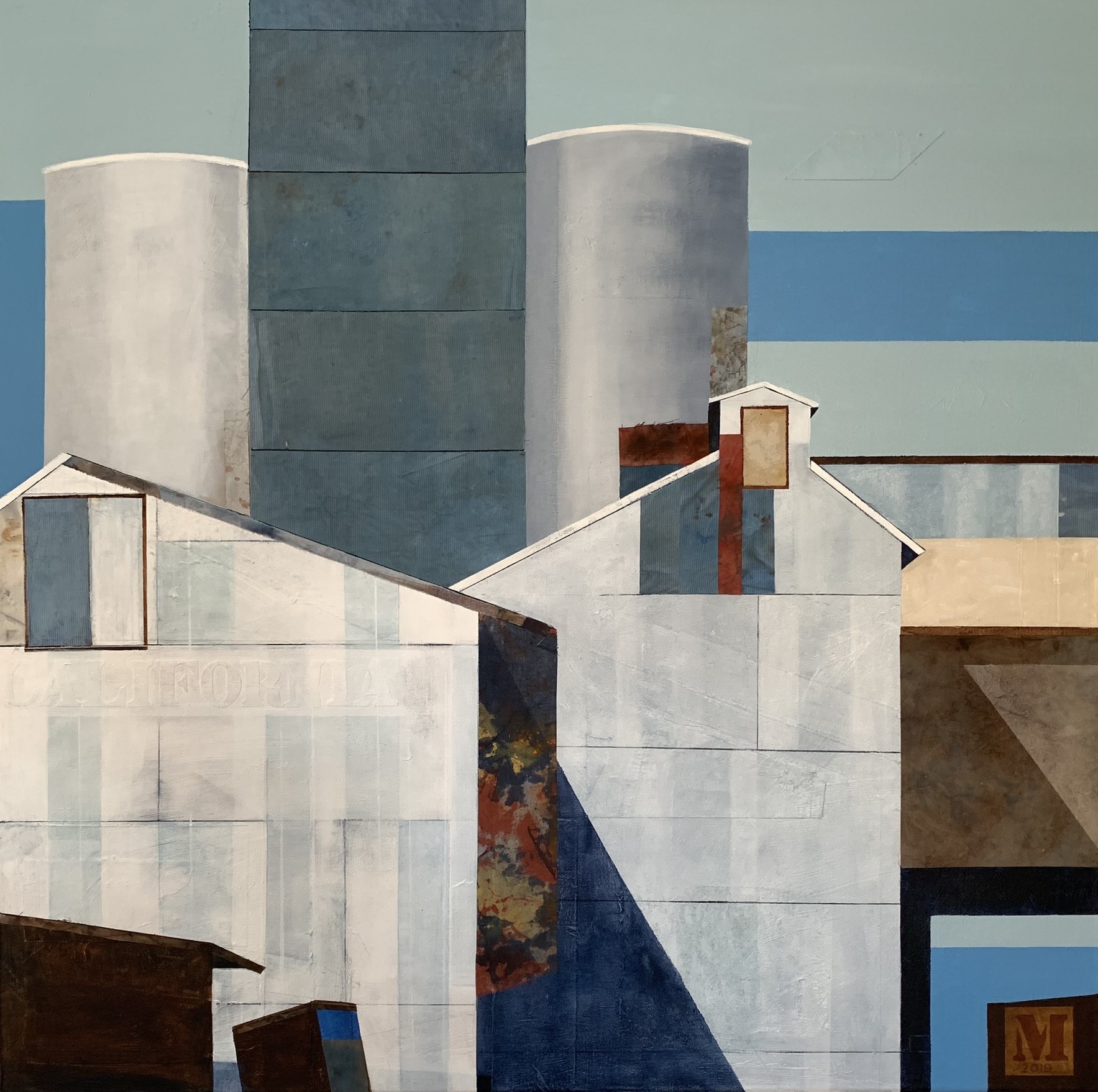 California Silo 36"X36"