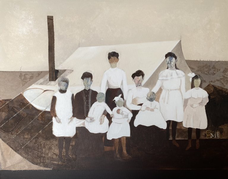 White Immigrants about 1900 22"X26"