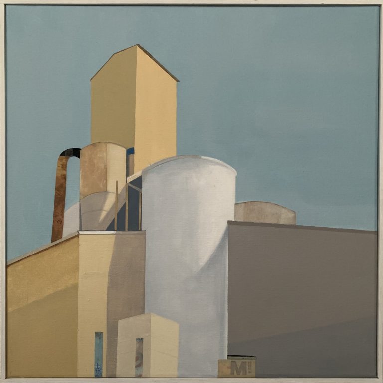 Woodland Silo Composition 20"X20" Sold