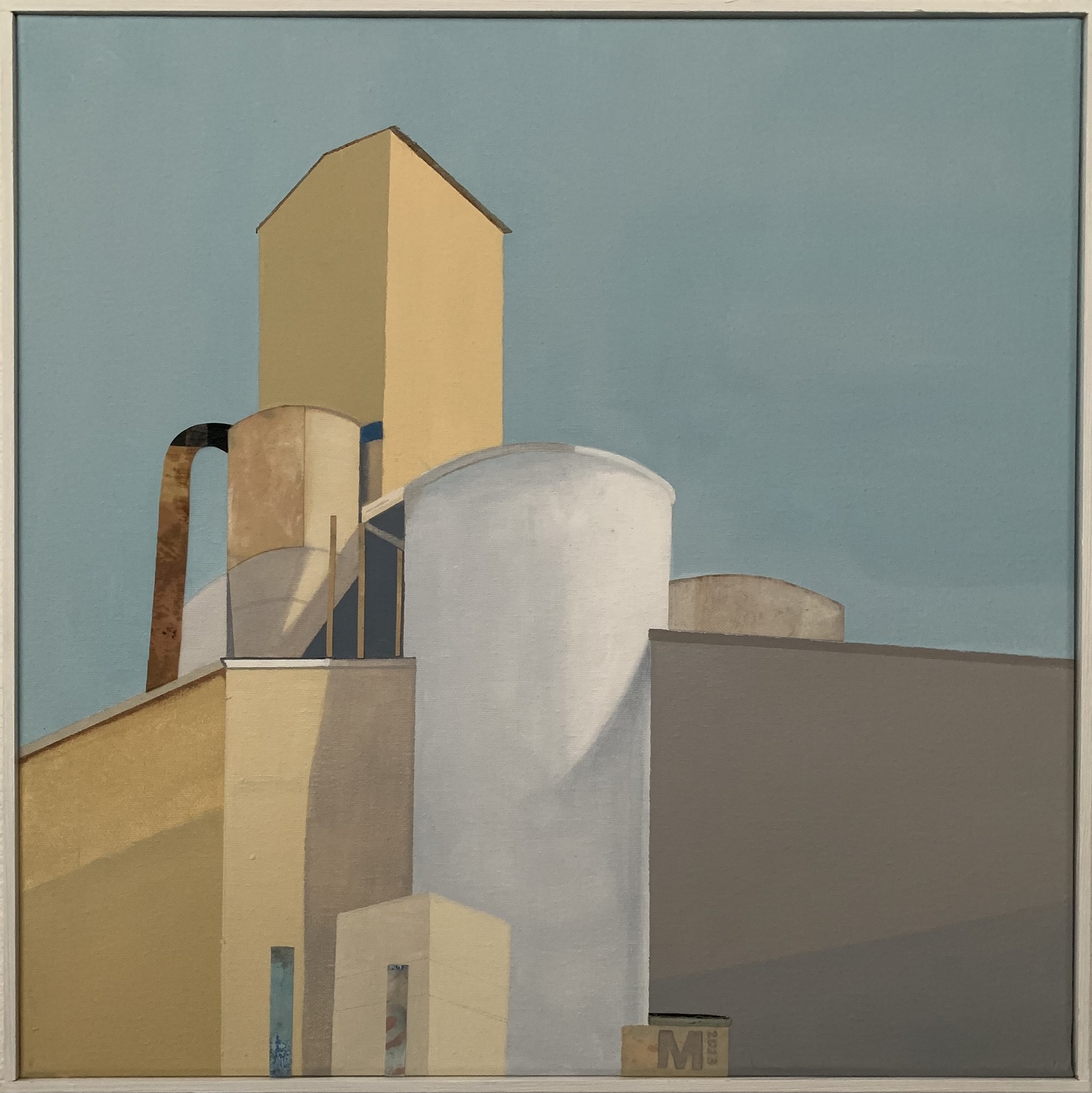 Woodland Silo Composition 20"X20" Sold